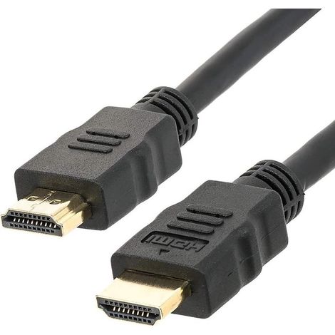 Cable Ethernet Techly HDMI-HDMI V1.4 de 2 m, color negro (1/5)