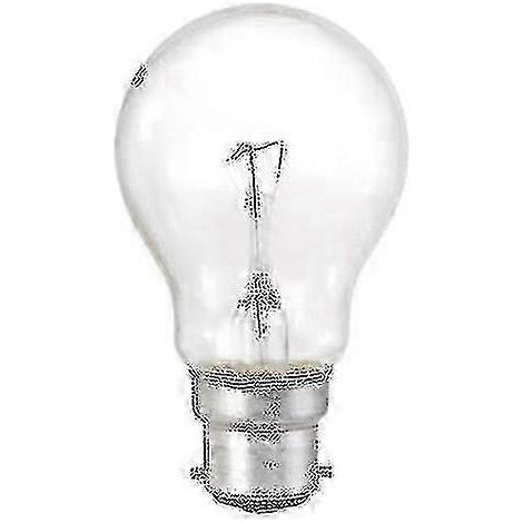 Lot de 10 ampoules classiques transparentes BC B22 60 W Xinda Tw