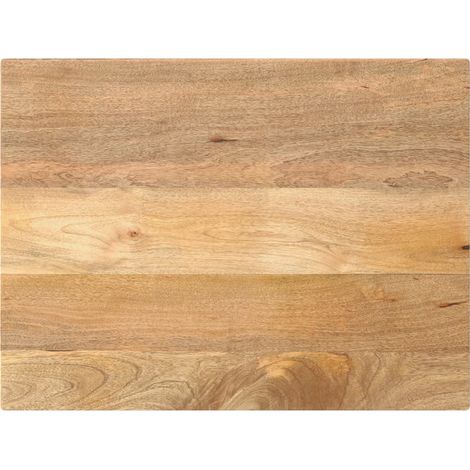 Tischplatte 90x60x3,8 cm Rechteckig Massivholz Mango