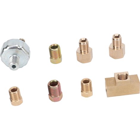 Kit de contacteur de feux stop hydraulique universel en ligne ABS métal pour modification de voiture (1/5)
