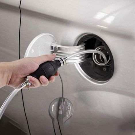 Pompe Vidange Huile - 6 mm Tube Aspiration - 10 mm Tube Evacuation - Pour Voiture Bateau Moto - Kit Complet ×1 (1/4)