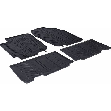 Set tappeti su misura in gomma - compatibile per Toyota Rav4 (03/1302/19) no 4x4, no automatico