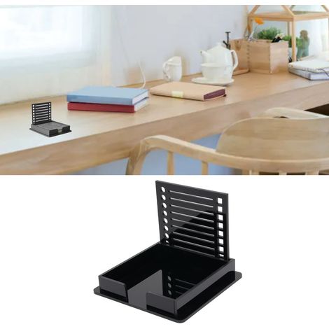 ABS-Haftnotizorganizer mit 3x3-Zoll-Notizblockvorlage Ausklappbarer Notizhalter 10x10 cm 1 Stück + Zubehör (1/5)