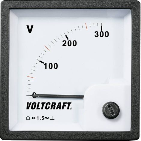 Strumento di misura analogico da pannello VOLTCRAFT AM-72x72/300V 300 V N/A (1/2)