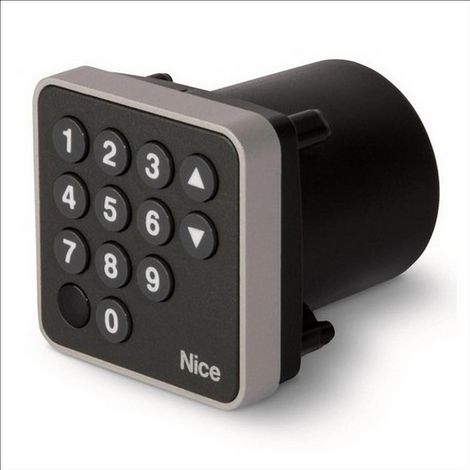 Digitaler Wahlschalter mit 12 versenkten Tasten mit Nice BlueBUS Technologie und einbruchsicherem Metallgehäuse Code: EDSIB