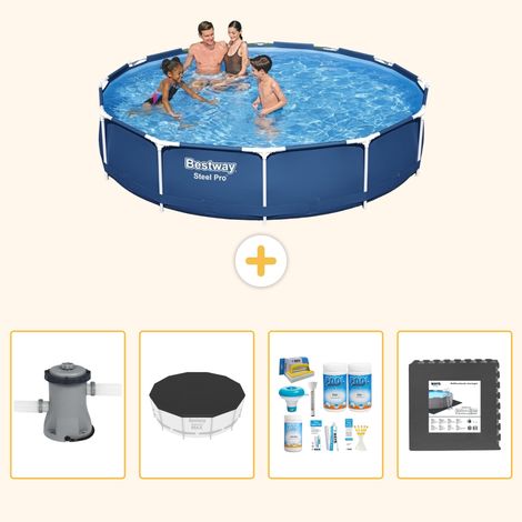 Bestway Bestway Steel Pro Ronde - 366x76 cm - 5-pièces S238 (1/5)