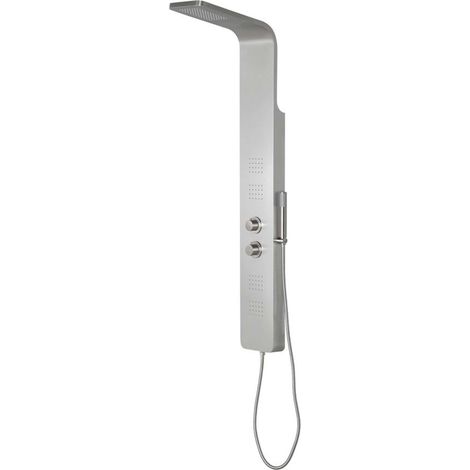 Sapho Prestige - Pannello doccia con termostato, 200x1405 mm, acciaio inox WN337