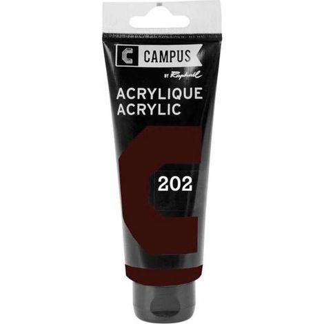 Peinture acrylique 100 ml - Marron terre d'ombre brûlée n°202