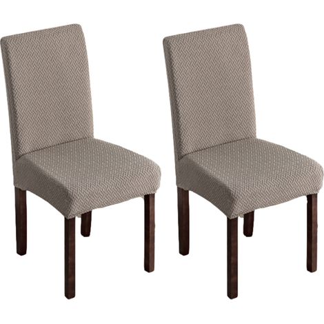 Housses de chaises imperméables pour salle à manger, lot de 2, style 1