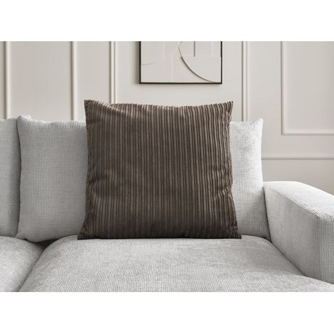 BOBOCHIC - Coussin déhoussable AGLAE 60x60 Taupe (1/5)