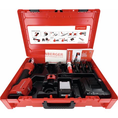 Hybrid-Pressmaschine ROMAX NANO 32 kN 0-108mm Pressbacke iJAW SV 15,22,28mm,Akku (1/5)