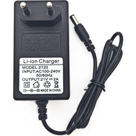 21V 2A 42W Alimentation Chargeur de Remplacement AC à DC avec câble de Charge et Voyant Lumineux (1/5)