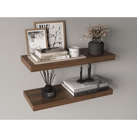 Estante flotante 80 x 25 (x2) Bellota (1/2)