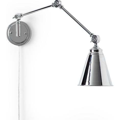 Applique murale orientable vintage avec prise "Tika" -