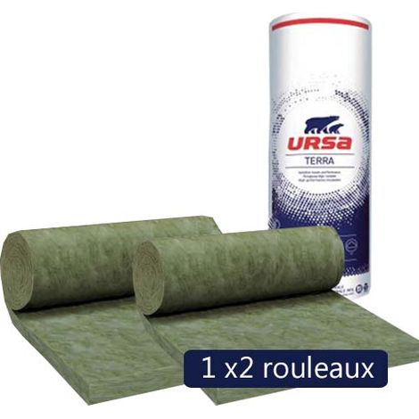 Ursa – Panneau d'isolation laine de verre non revêtue 150mm – Isolation thermique et acoustique – Largeur 565mm – Longueur 4050mm – Valeur R 4.25 (1/3)