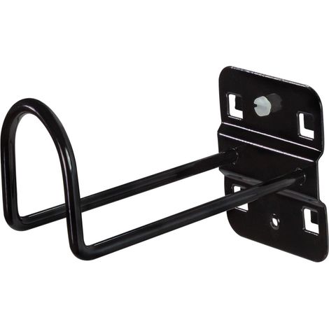 ADB Lochwand Kabelhalter Schlauchhalter, L100xB37xH50mm, RAL9005
