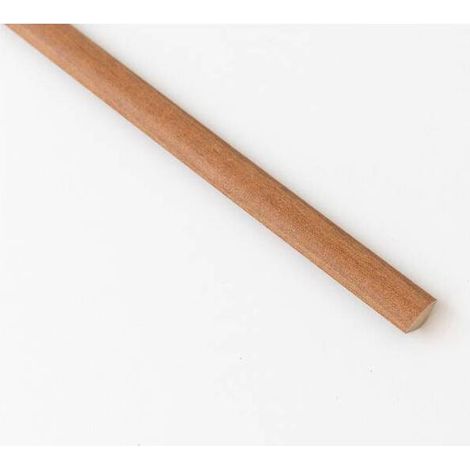 5 x QUARTO DI TONDO 14X14 MM MDF 240 CM NOCE TANGANICA