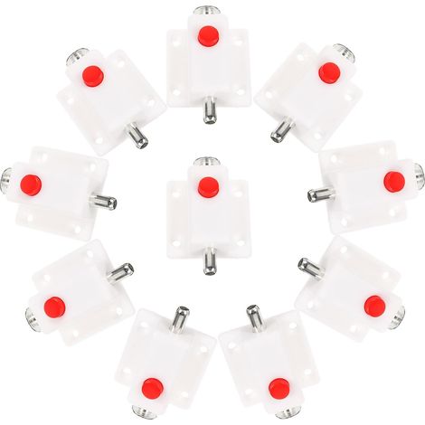 10 pièces Loquet Ressort Plastique pour Portes (1/5)