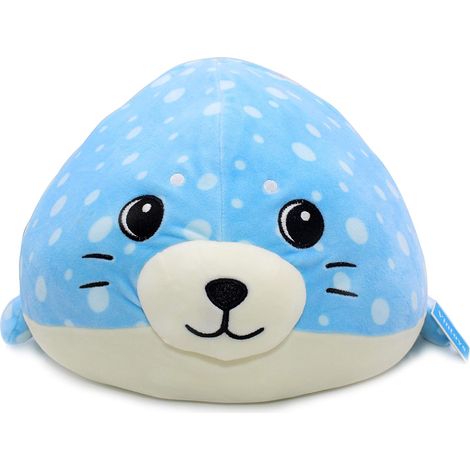 Coussin en peluche phoque géant très doux de 50 cm, jouet en peluche poisson