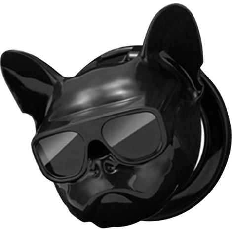 Cache-bouton de démarrage de voiture, toucher agréable, forme mignonne, accessoire d'allumage intérieur universel pour véhicule, noir (1/5)