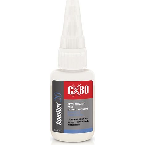 CX80 BONDICX 20 20G ADESIVO CIANOACRILATO PER PICCOLE SUPERFICI DI PRECISIONE