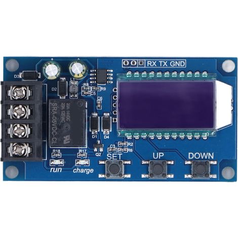 Module de Contrôle de Charge PCB pour Batterie Lithium, Protection contre la Surcharge Numérique DC6-60V (1/5)