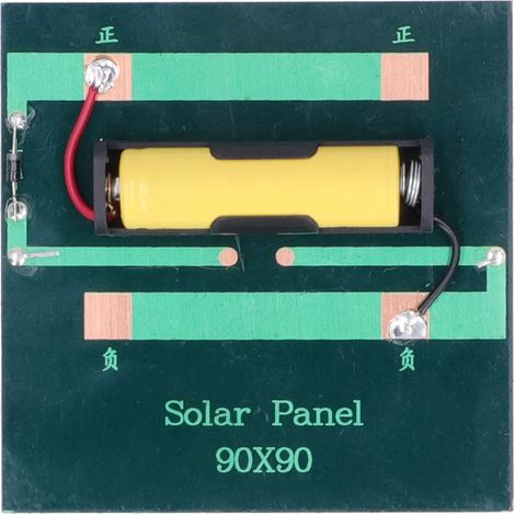 Panneau solaire chargeur 1W DC2V pour piles rechargeables AA 1.2V, alimentation énergétique (1/5)