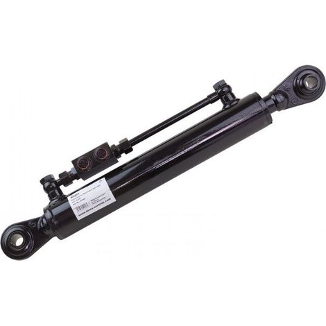 Dema – Tirant 3 points hydraulique CAT.I 530-810 mm – Pression max. 180 bar – Bloc de verrouillage inclus – Raccord tuyau 3/8' ISO 228