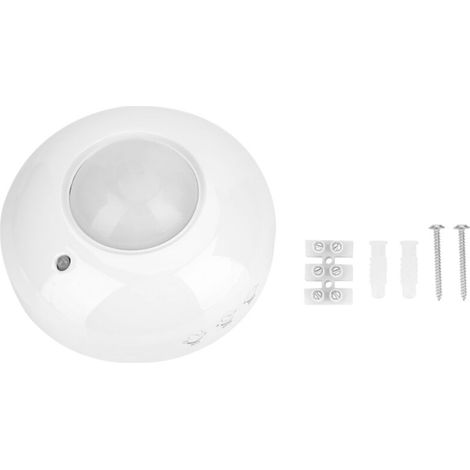 Interrupteur de Lumière Détecteur de Mouvement Infrarouge Réglable pour Plafond 110V-240V, Capteur de Corps, Détecteur de Mouvement (1/4)