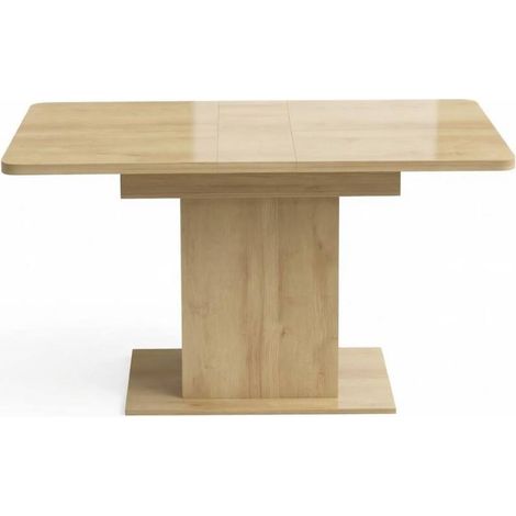 Ausziehbarer rechteckiger Esstisch aus MDF 110-130 cm für 4-6 Personen mit Stauraum (1/4)