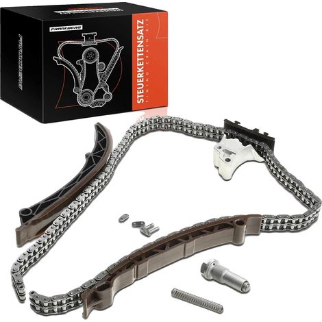 Kit de cadena de distribución, diseño dúplex, 126 eslabones, compatible con MERCEDES-BENZ, números de pieza intercambiables: A1110501416, número de pieza del fabricante: A1110501416 (1/5)