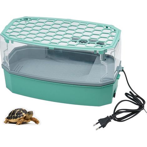 Schildkröten-Aquarium, Wasserpumpe, Sonnenplattform, Duschsystem, Filteranlage, Reptilien-Habitat (1/5)
