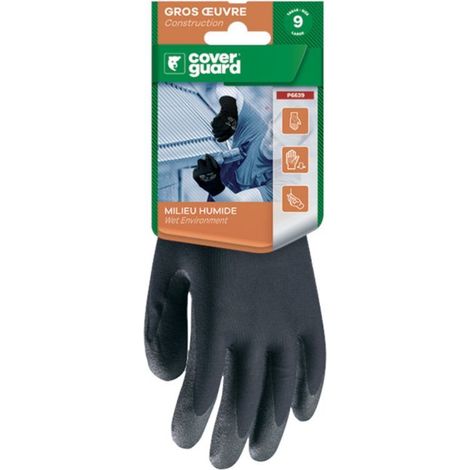 Gants de precision polyester et PVC T9 (1/3)