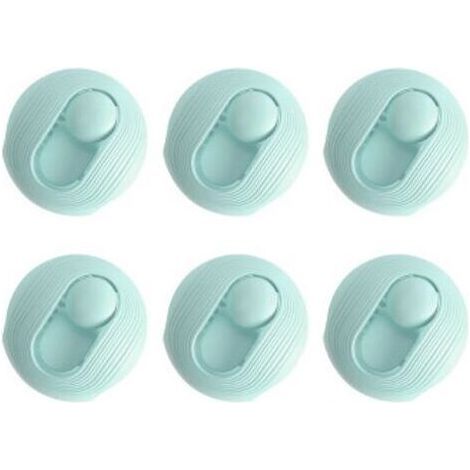 Housse de couette anti-course sans aiguille de sécurité domestique boucle invisible 6 pack (vert menthe) (1/4)