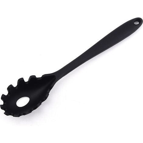 Cuchara Espagueti Silicona Monopieza - Garfio para Fideos y Polvo - Resistente al Calor hasta 260 °C - Para Cocina Doméstica - 1 Unidad (1/5)