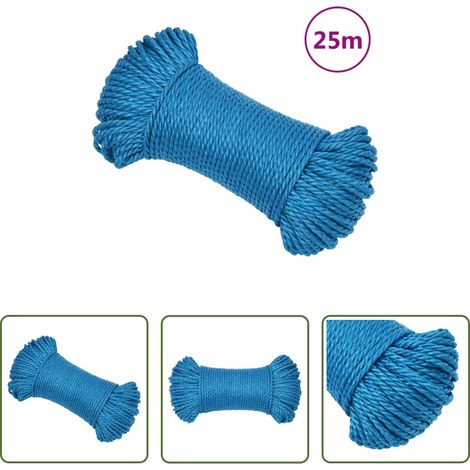 Seil - Arbeitsseil Blau 8 mm 25 m Polypropylen (1/5)