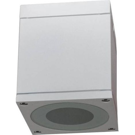 Trade Shop - LED Deckenstrahler GU10 Quadratische Lampe Outdoor Wasserdicht IP65 - Weiß (1/2)
