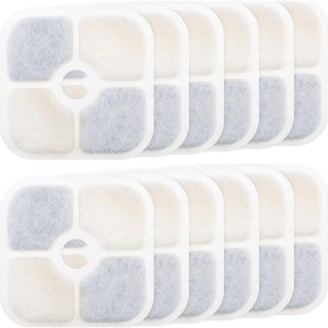 YMYNY Filtres de fontaine à eau 12 pièces - pour Catit PIXI 43717 - Filtre à charbon actif - Haute q (1/5)