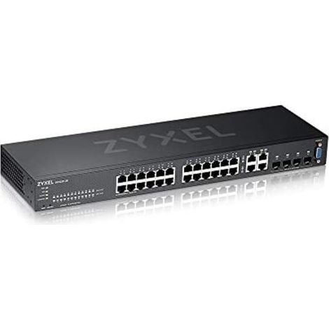 ZyXEL Switch 28x GE GS2220-28 24 Port + 4x SFP/Rj45 (GS2220-28-EU0101F) (1/5)