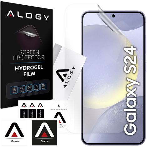 Película de hidrogel para protector de pantalla de Samsung Galaxy S24 Película de hidrogel Alogy (1/4)