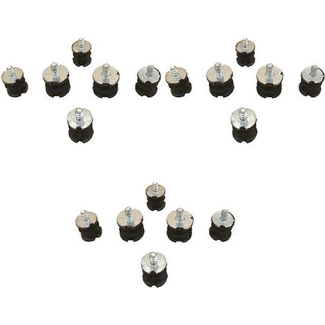 Lot de 18 isolateurs/tampons AV pour tronçonneuses HUSQVARNA 268, 266, 272 XP, 272XP et 266/61 (1/5)