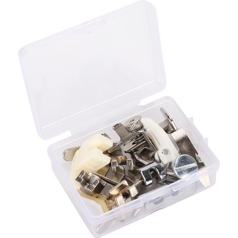 Juego universal de prensatelas para máquinas de coser vintage, accesorios de costura para el hogar y el bricolaje.