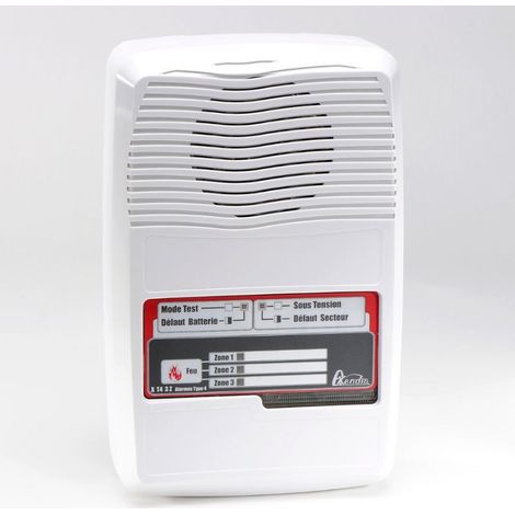 ALARME TYPE 4 SECTEUR 3 ZONES