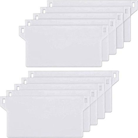 Contrepoids pour persiennes verticales - - Lot de 10 - 127 mm - Blanc - Crochets robustes - Plastique imperméable (1/4)