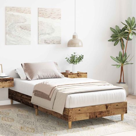 Estructura de cama Madera envejecida 80 x 200 cm