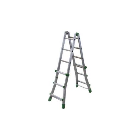 Escalera multiusos All Eurobriko 4 peldaños 5+5 Facal