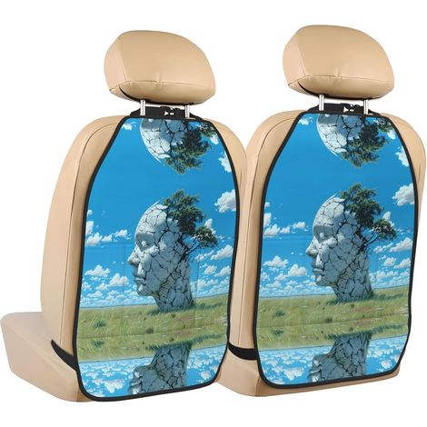 Lot de 2 tapis sol avec organisateur siège arrière voiture – (1/5)