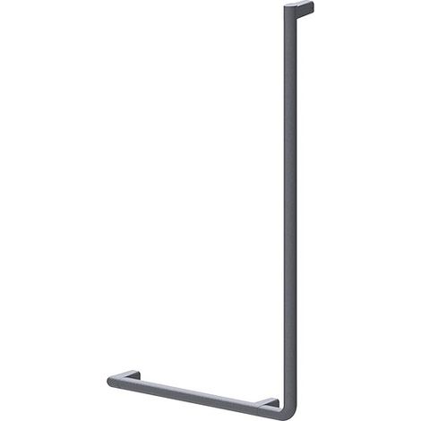 Winkelgriff Normbau Serie Cavere aus Aluminium, 90°, Anthrazit-Metallic, rechts, 950 x 500 mm - 7464032095