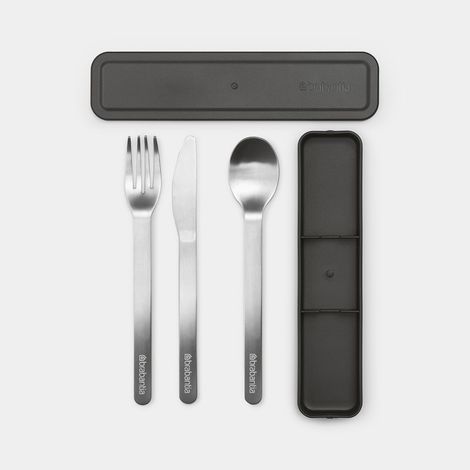 Brabantia Make & Take set de couverts gris foncé élégant (1/5)
