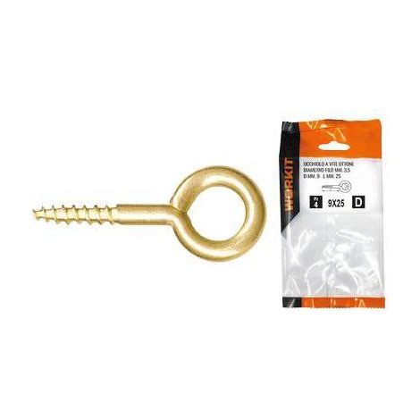 5,0 x OCCHIOLO A VITE OTTONE SELF WORKIT